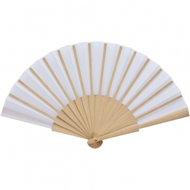 Logo trade corporate gifts image of: Manuela hand fan