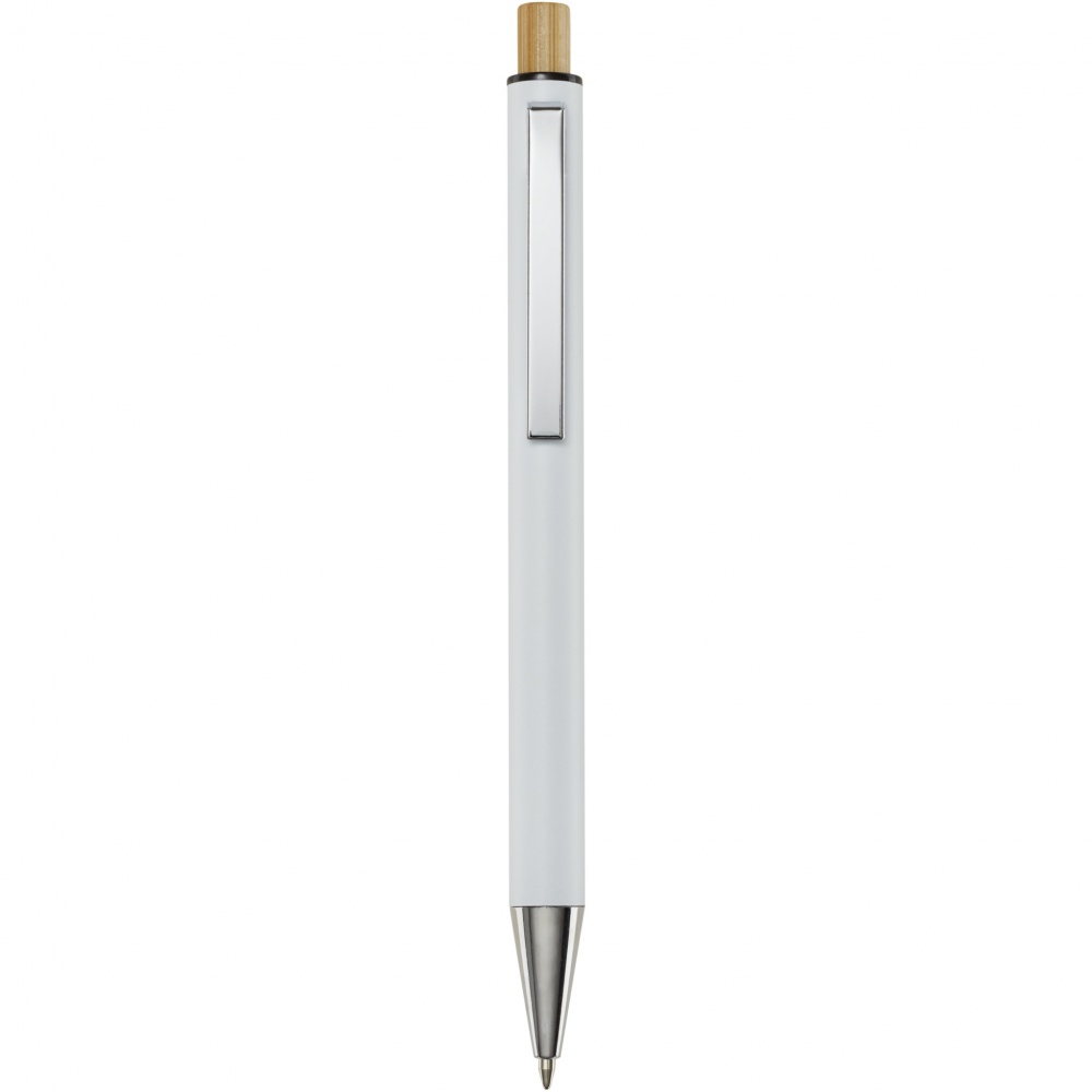 Logo trade promotional items picture of: Cyrus recycled aluminium ballpoint pen (blue ink)
