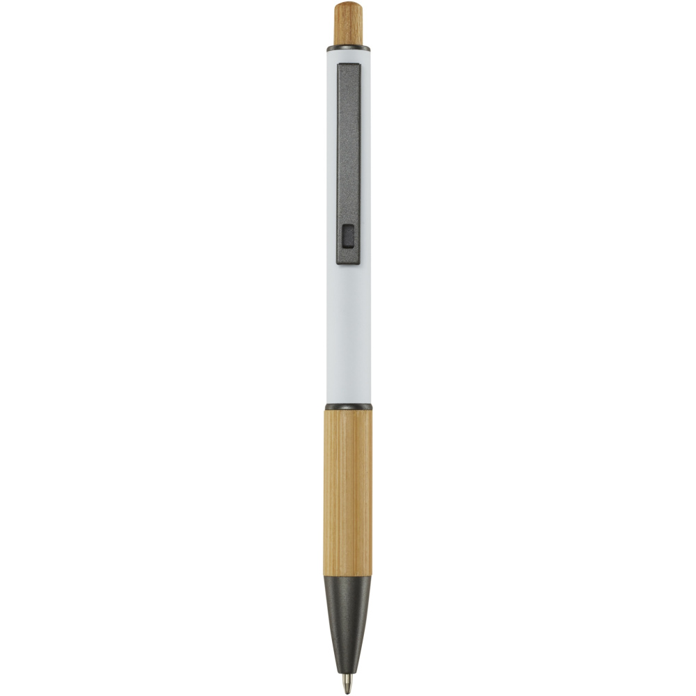 Logo trade advertising products image of: Darius recycled aluminium ballpoint pen