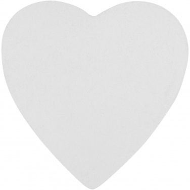 Logo trade corporate gifts picture of: Sticky-Mate® heart-shaped recycled sticky notes