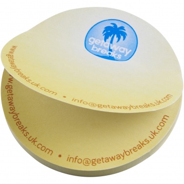 Logotrade promotional merchandise image of: Sticky-Mate® circle-shaped recycled sticky notes