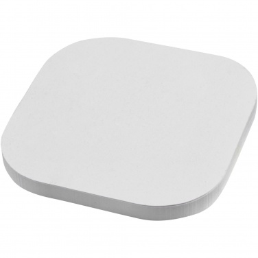 Logo trade promotional products picture of: Sticky-Mate® square-shaped recycled sticky notes with rounded corners