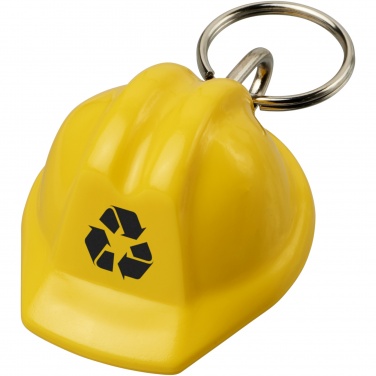 Logotrade advertising product picture of: Kolt hard hat-shaped recycled keychain