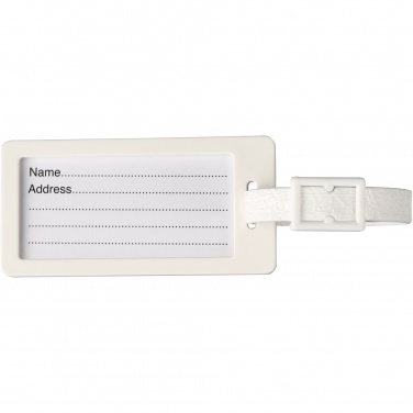 Logo trade promotional gifts image of: River recycled window luggage tag