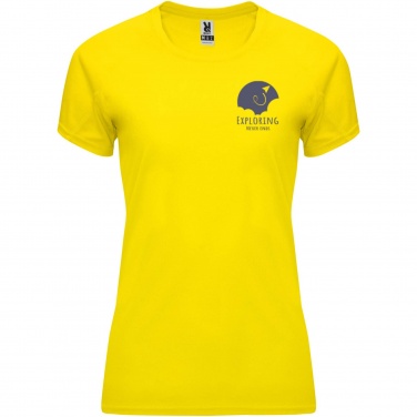 Logo trade promotional merchandise picture of: Bahrain short sleeve women's sports t-shirt
