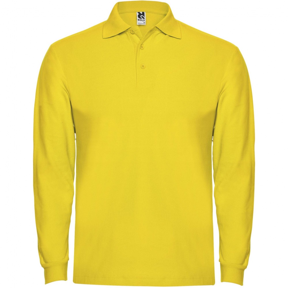 Logo trade corporate gifts picture of: Estrella long sleeve men's polo