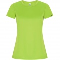Imola short sleeve women's sports t-shirt, Fluor Green