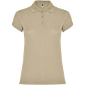 Star short sleeve women's polo, Sand