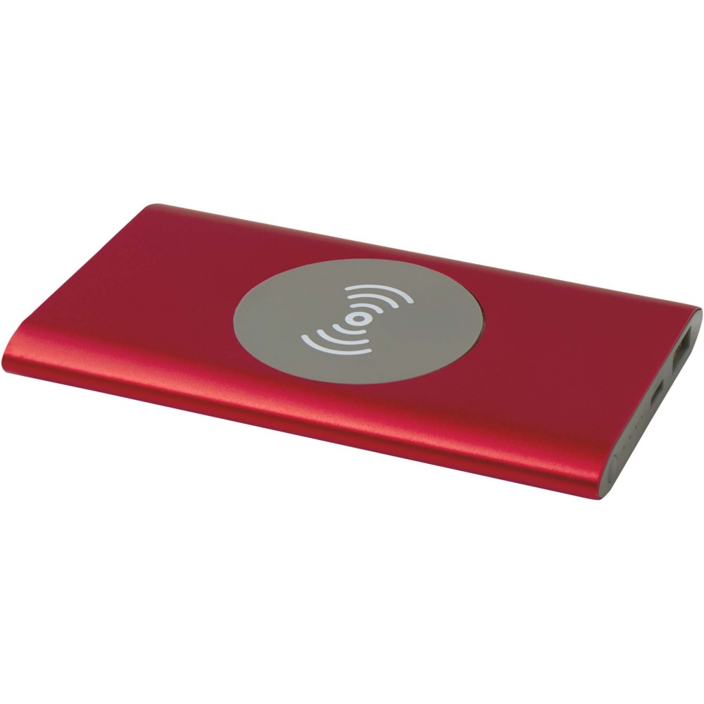 Logotrade promotional item picture of: Juice 4000 mAh Type-C recycled aluminium wireless power bank 