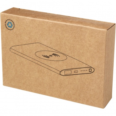 Logotrade corporate gift picture of: Juice 4000 mAh Type-C recycled aluminium wireless power bank 