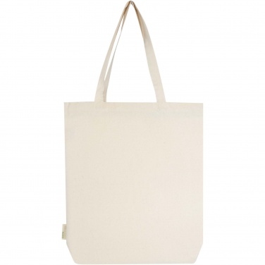 Logo trade promotional products image of: Orissa 180 g/m² organic wide bottom tote bag 11L