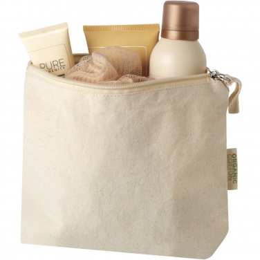 Logotrade promotional merchandise photo of: Orissa 180 g/m² organic toiletry bag 1L