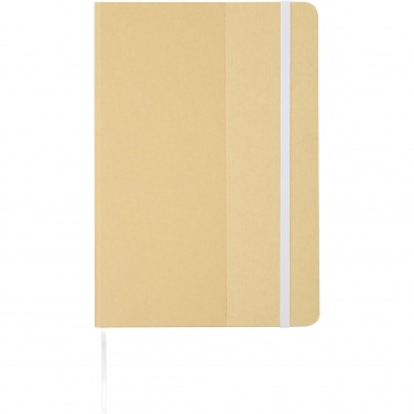 Logotrade promotional gift image of: Nelida A5 recycled cardboard hard cover notebook