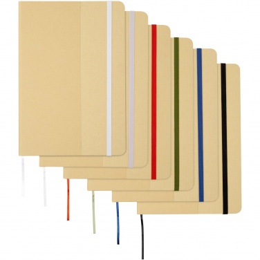 Logotrade advertising products photo of: Nelida A5 recycled cardboard hard cover notebook