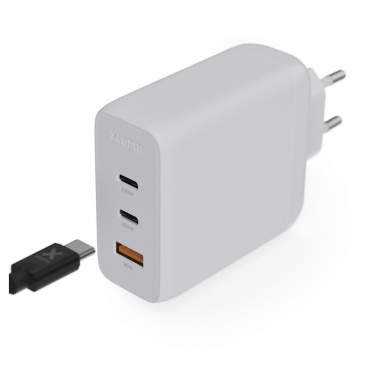 Logo trade promotional items image of: Xtorm XEC100 GaN² Ultra 100W wall charger