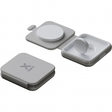 Logo trade promotional merchandise picture of: Xtorm XWF21 15W foldable 2-in-1 wireless travel charger