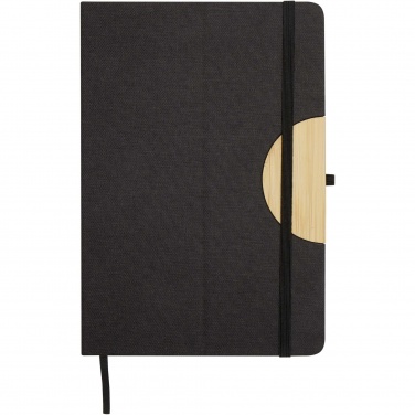 Logo trade advertising product photo of: Carmen A5 hard cover notebook and ballpoint pen gift set