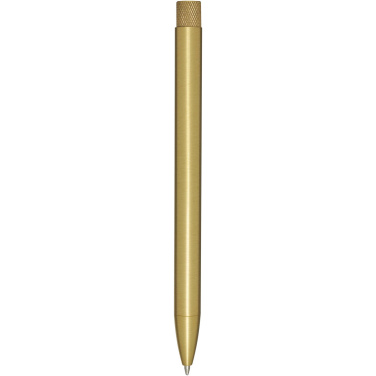 Logo trade promotional gifts picture of: Beatriz recycled brass ballpoint pen