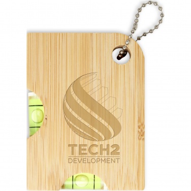 Logotrade promotional giveaway image of: Levo bamboo bottle opener with level 