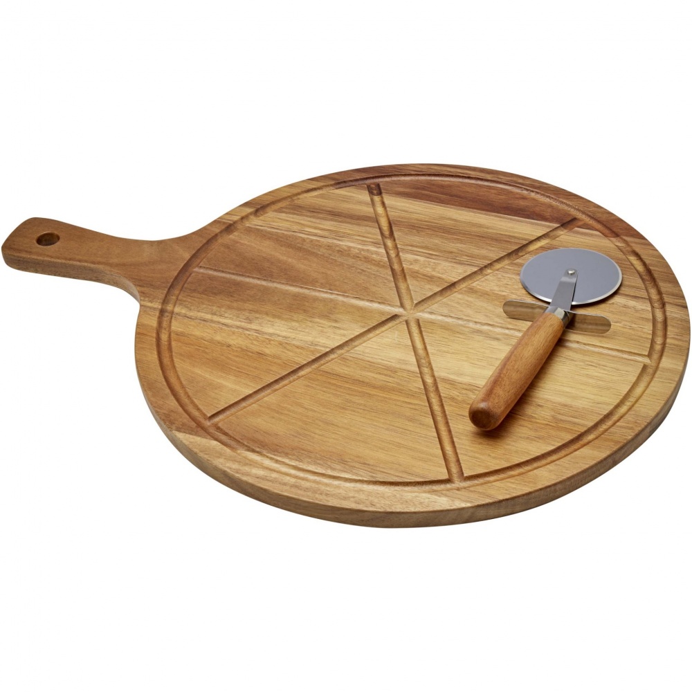 Logo trade promotional gifts picture of: Timberito pizza set