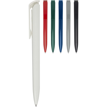 Logo trade promotional item photo of: Lucia recycled plastic ballpoint pen