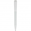 Martha recycled plastic ballpoint pen, White