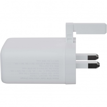 Logo trade business gift photo of: Xtorm XEC067G GaN² Ultra 67W wall charger - UK plug