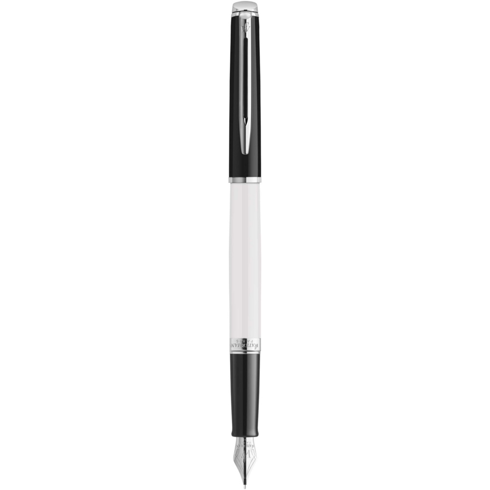 Logo trade promotional item photo of: Hemisphere colour blocking fountain pen with palladium trim