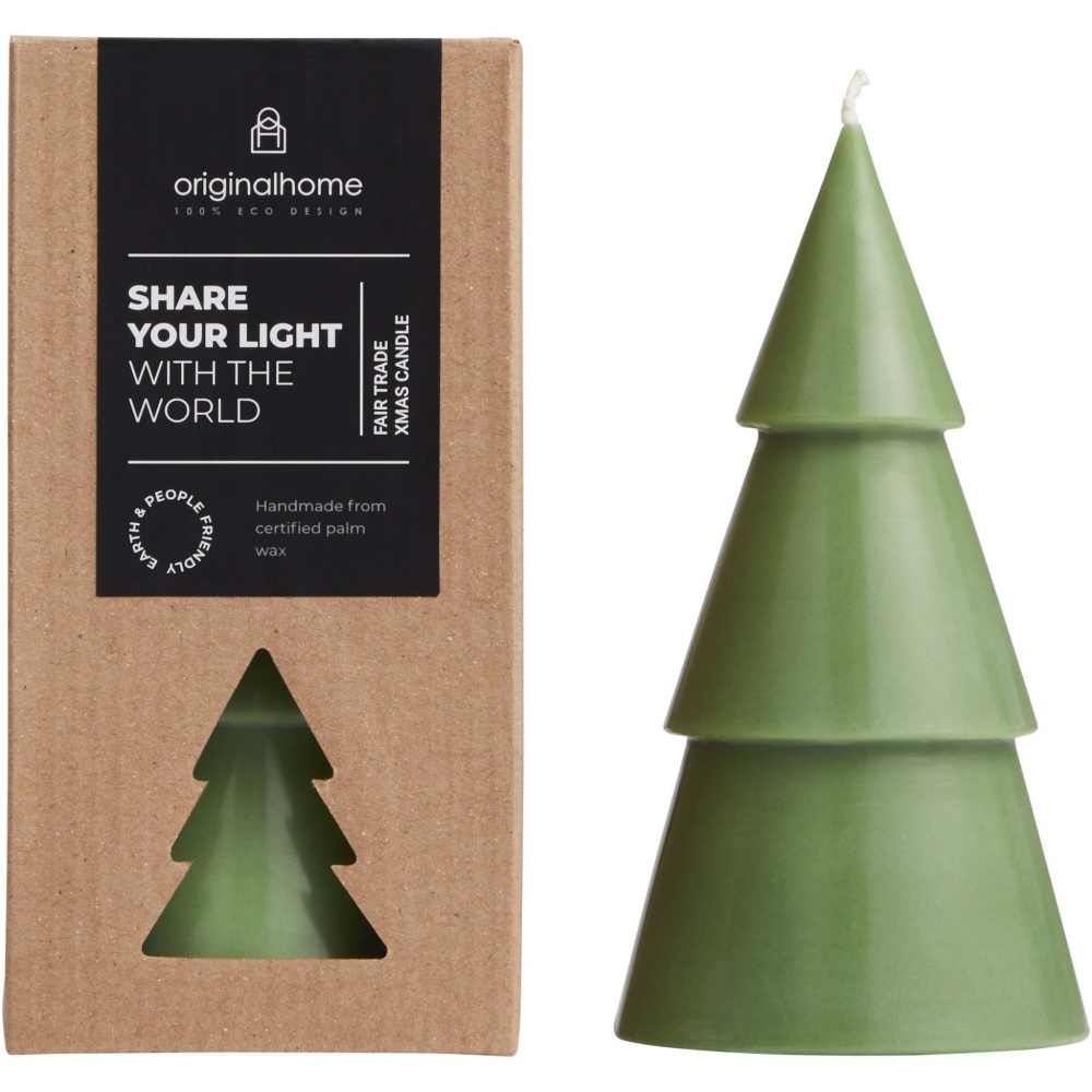 Logo trade promotional merchandise image of: Originalhome Xmas tree candle - L