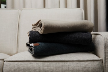 Logo trade business gifts image of: VINGA Bilton recycled blanket