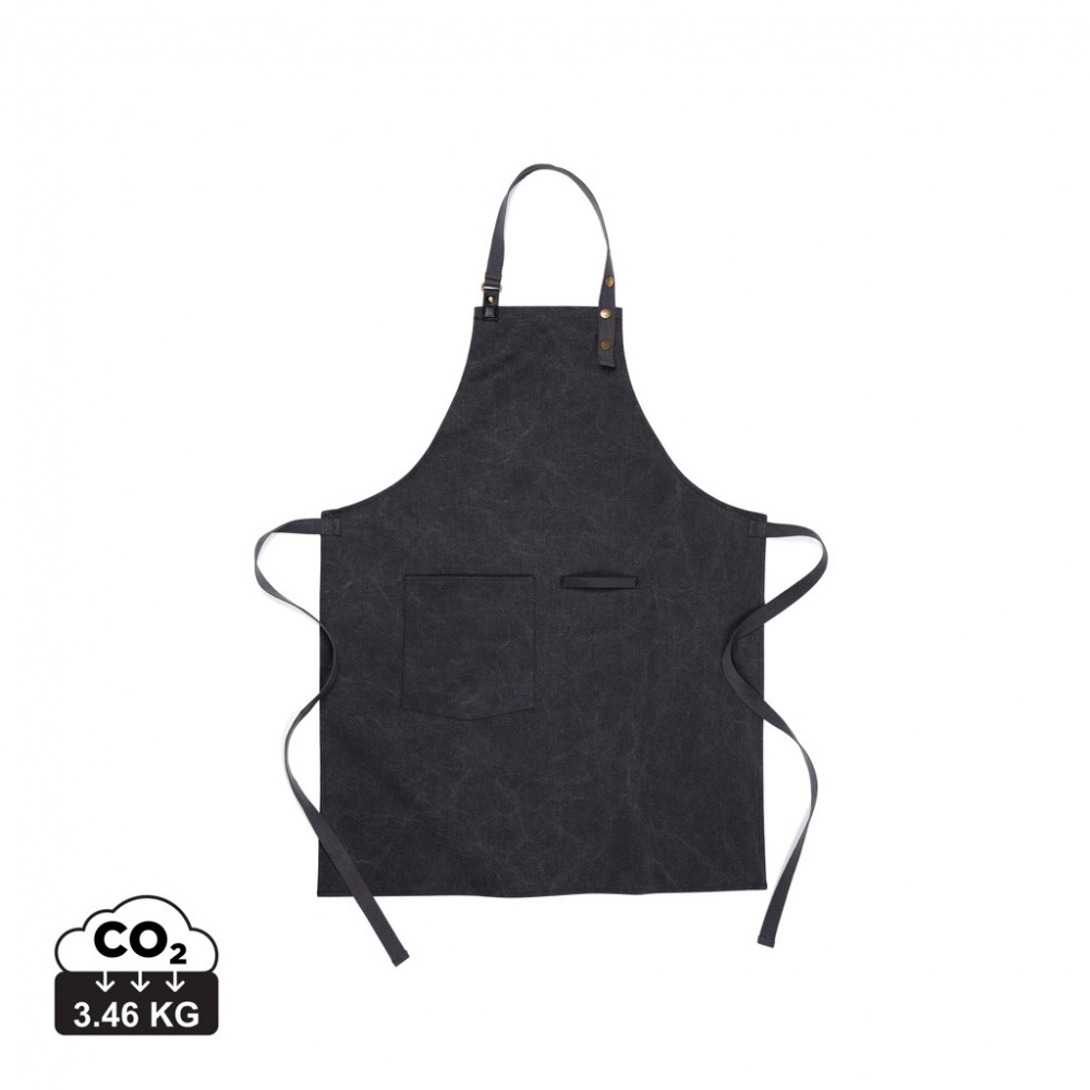 Logo trade corporate gift photo of: VINGA Tome GRS recycled canvas Apron