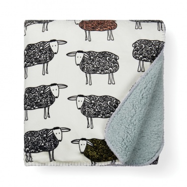 Logo trade promotional items image of: VINGA Sheep GRS recycled PET pile blanket