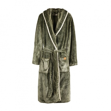 Logo trade promotional merchandise image of: VINGA Louis luxury plush GRS RPET robe size S-M