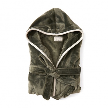 Logotrade promotional giveaway image of: VINGA Louis luxury plush RPET robe size L-XL