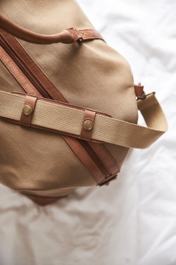 Logo trade corporate gift photo of: VINGA Sloane RCS RPET weekender bag