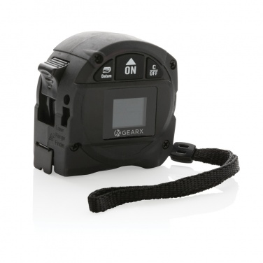 Logotrade promotional giveaway image of: Gear X measuring 5M tape with 30M laser