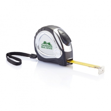 Logotrade promotional merchandise photo of: Chrome plated auto stop tape measure