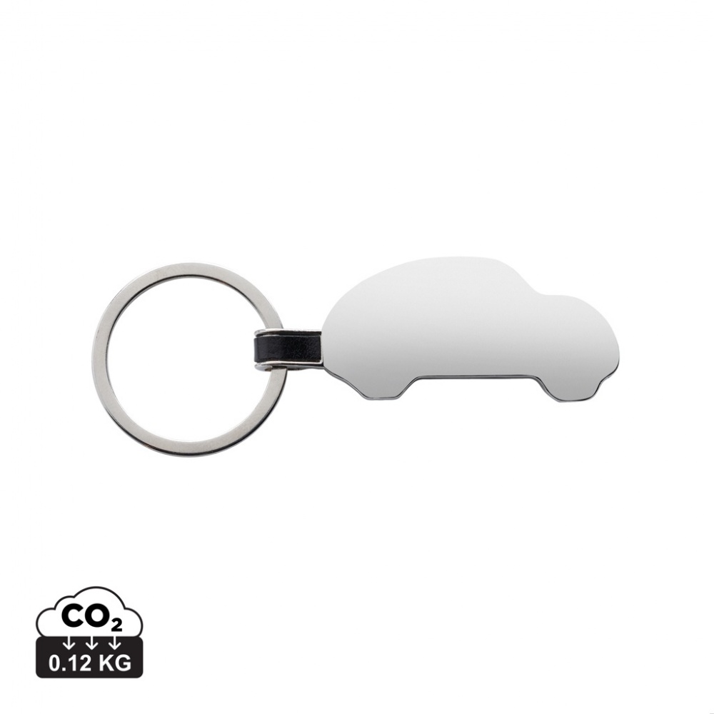 Logotrade promotional merchandise photo of: RCS recycled zinc alloy car keyring