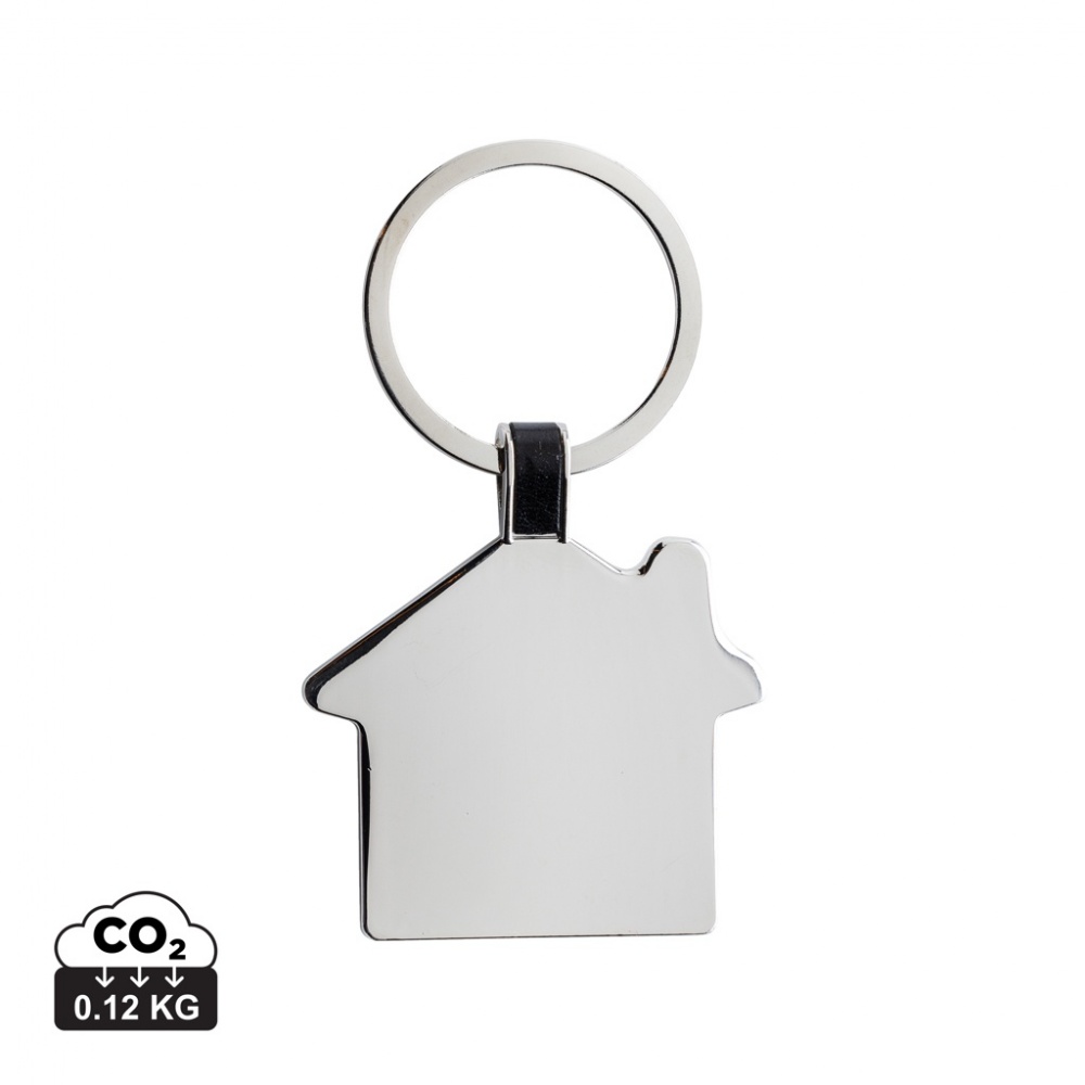 Logotrade promotional giveaways photo of: RCS recycled zinc alloy house keyring