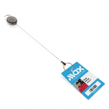 Logotrade promotional item picture of: RCS recycled ABS roller clip keychain