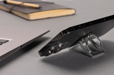 Logo trade promotional products picture of: RSC recycled zinc alloy phone stand keychain