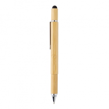 Logotrade promotional gift image of: Bamboo 5-in-1 toolpen