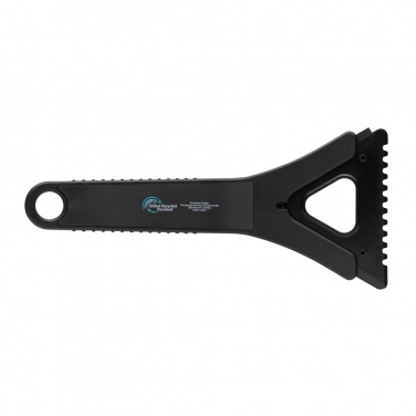 Logo trade promotional gifts image of: Polard RCS certified recycled plastic 3-in-1 ice scraper