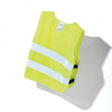 Logotrade promotional merchandise picture of: GRS recycled PET high-visibility safety vest 3-6 years