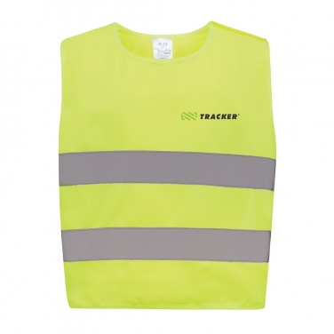 Logo trade corporate gifts picture of: GRS recycled PET high-visibility safety vest 3-6 years