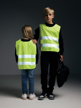 Logo trade corporate gifts picture of: GRS recycled PET high-visibility safety vest 3-6 years
