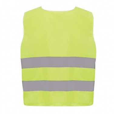 Logo trade business gifts image of: GRS recycled PET high-visibility safety vest 7-12 years