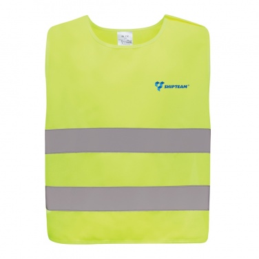 Logo trade promotional items picture of: GRS recycled PET high-visibility safety vest 7-12 years