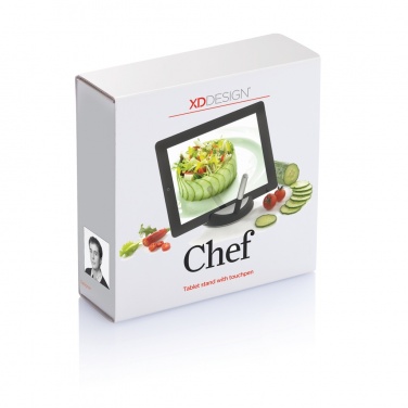 Logo trade business gifts image of: Chef tablet stand with touchpen