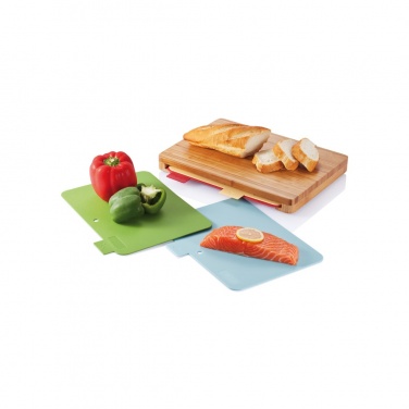 Logo trade promotional merchandise photo of: Cutting board with 4pcs hygienic boards